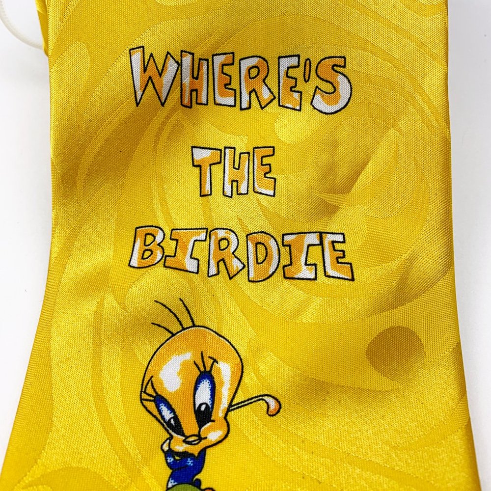 Warner Bros Looney Tunes Where's The Birdie Tie - Picture 5 of 8